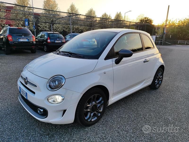 Usata Fiat 500 S 95 CV (69 kW) 2018 Bianco Berlina