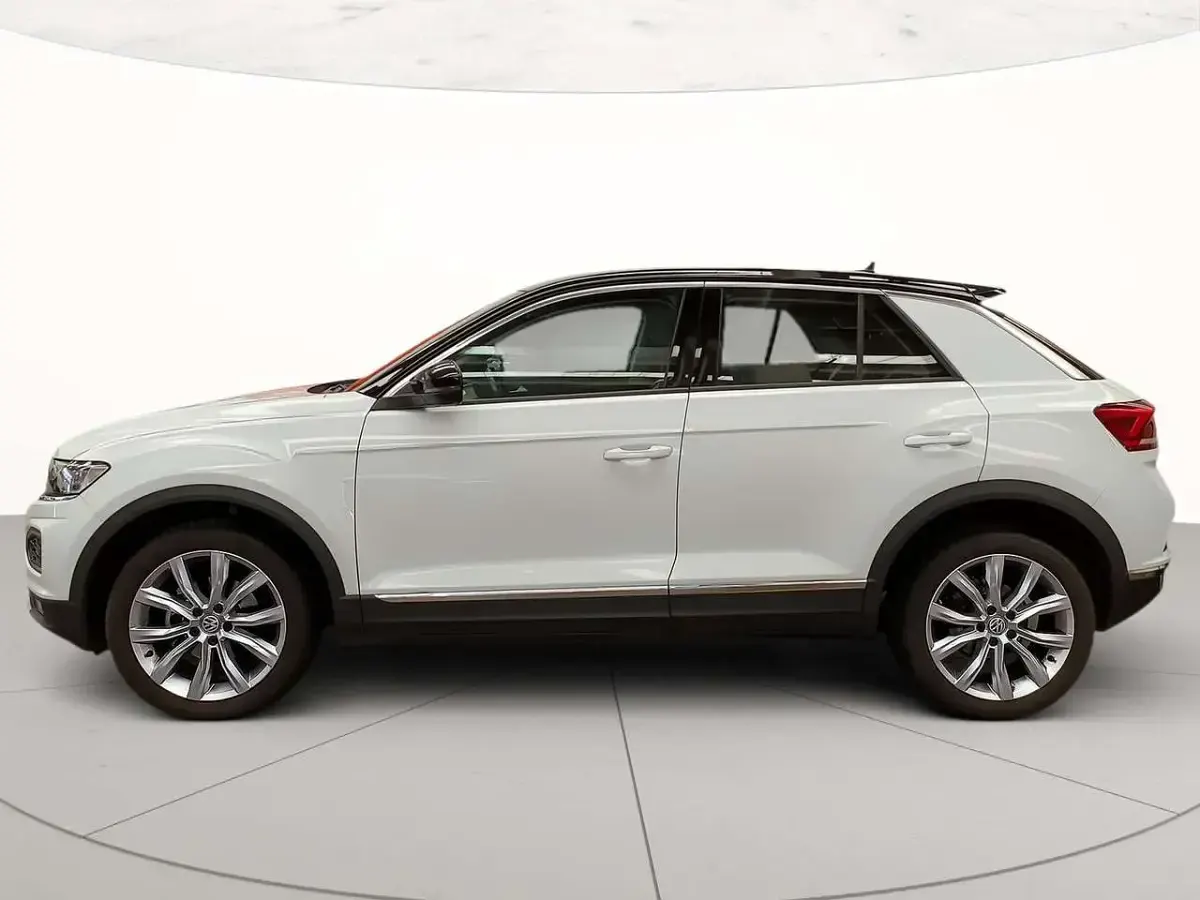 Usata VW T-Roc Advance 116 CV (85 kW) 2020 Pure white nero SUV