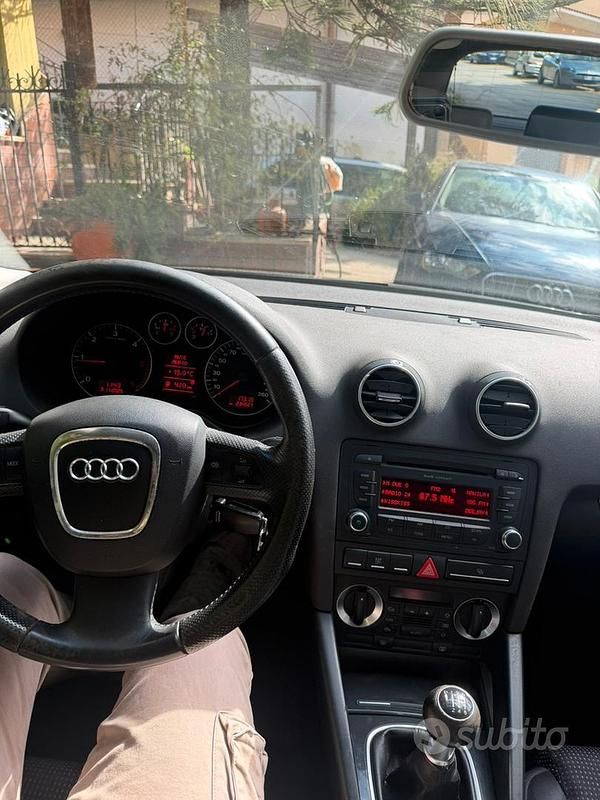 Usata Audi A3 S-Line 140 CV (102 kW) 2008 Nero Berlina