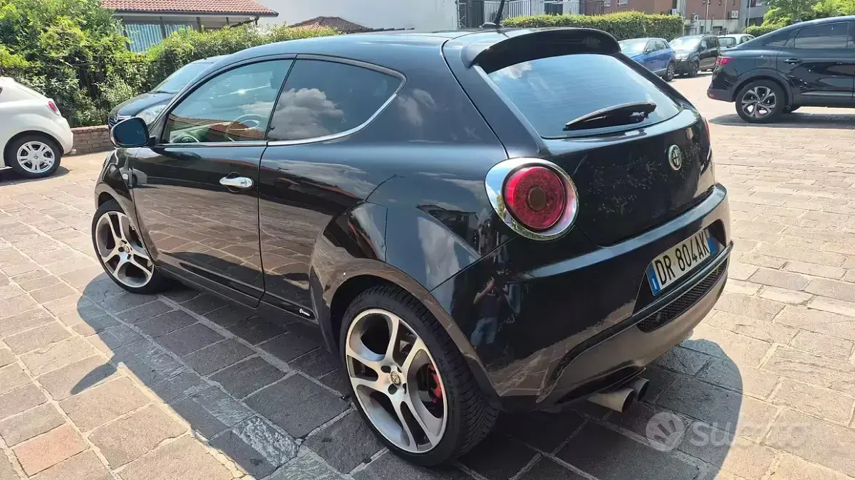Usata Alfa Romeo MiTo Distinctive 155 CV (114 kW) 2008 Nero Utilitaria