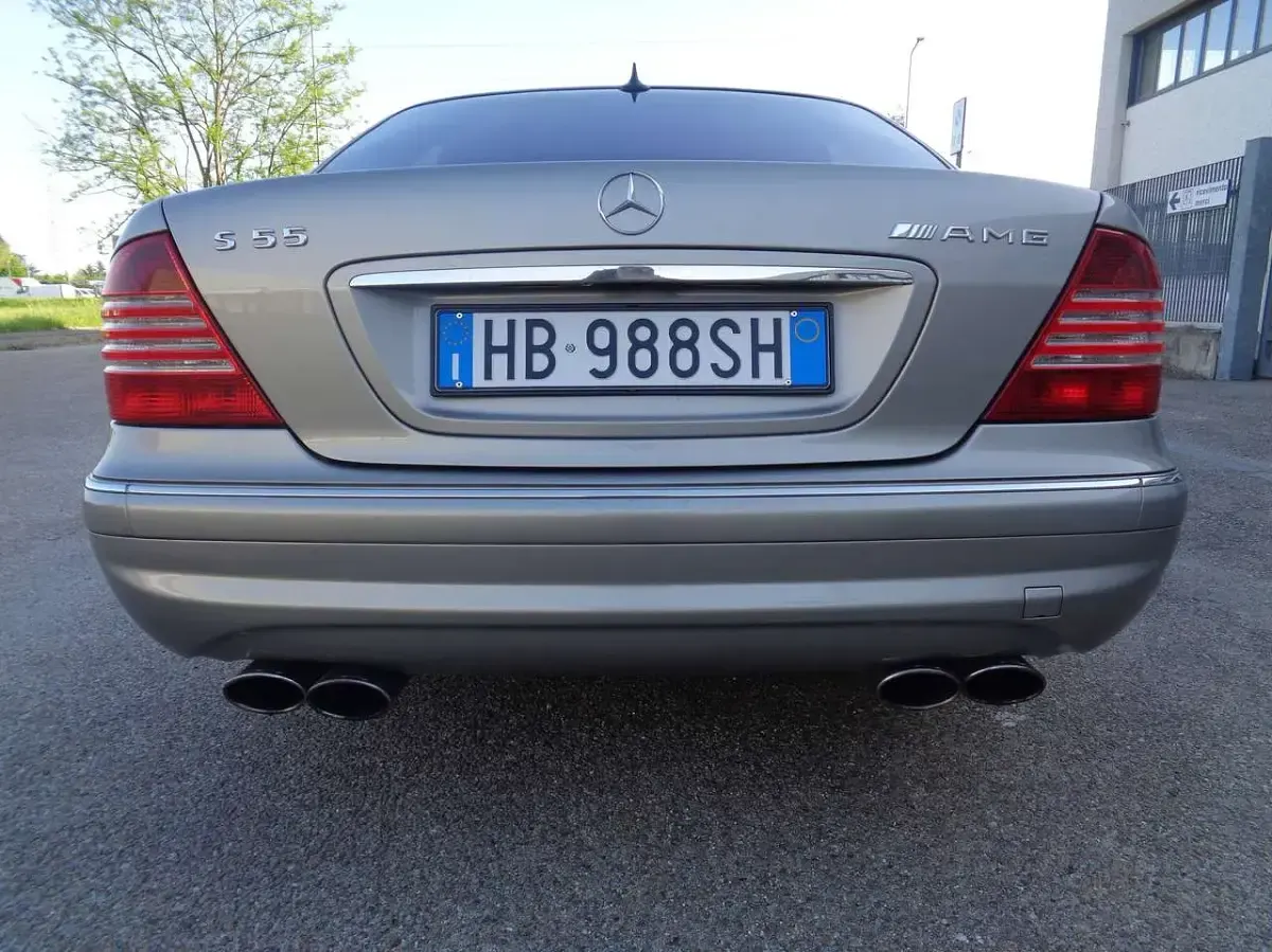 Usata Mercedes S55 AMG AMG 500 CV (367 kW) 2003 Argento Berlina