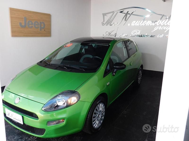 Usata Fiat Punto S 84 CV (61 kW) 2012 Verde Utilitaria