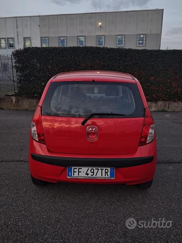 Usata Hyundai i10 2009 Rosso Utilitaria