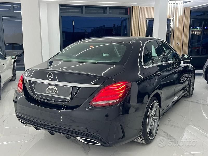 Usata Mercedes C220 Premium 169 CV (124 kW) 2017 Nero Berlina