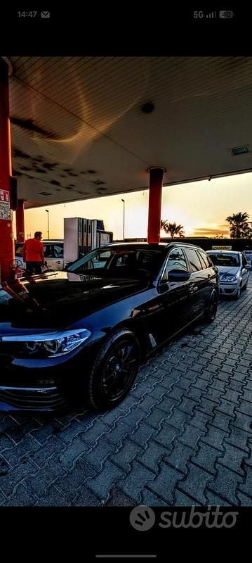 Usata BMW 518 2019 Nero Berlina