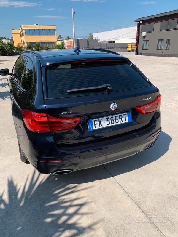 Usata BMW 540 M Sport 340 CV (250 kW) 2017 Nero Station wagon