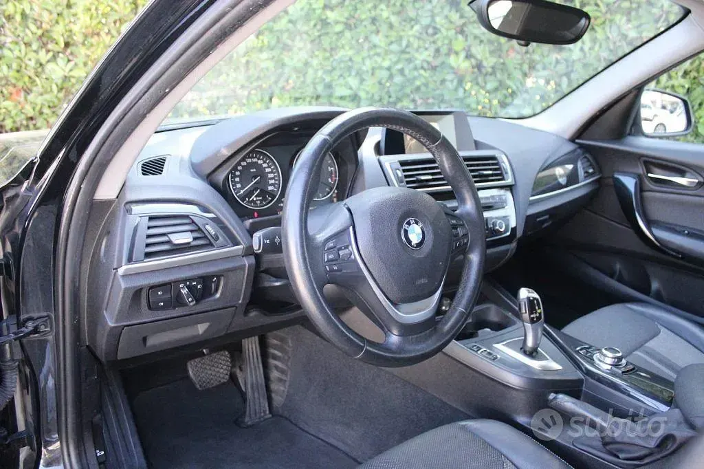 Usata BMW 118 Efficient Dynamics 150 CV (110 kW) 2016 Nero Utilitaria