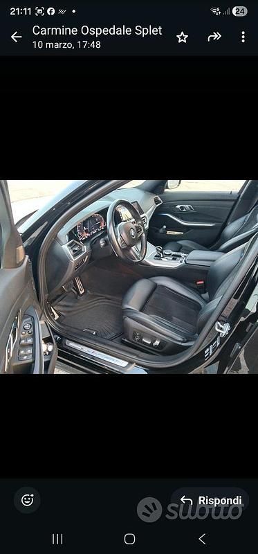 Usata BMW 320 M Sport 190 CV (139 kW) 2020 Nero Berlina