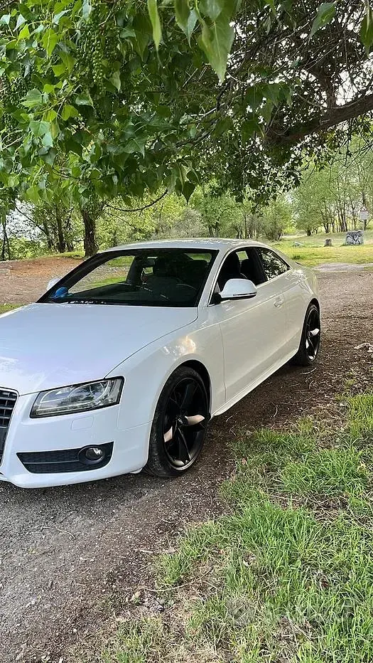 Usata Audi A5 190 CV (139 kW) 2009 Bianco Coupé