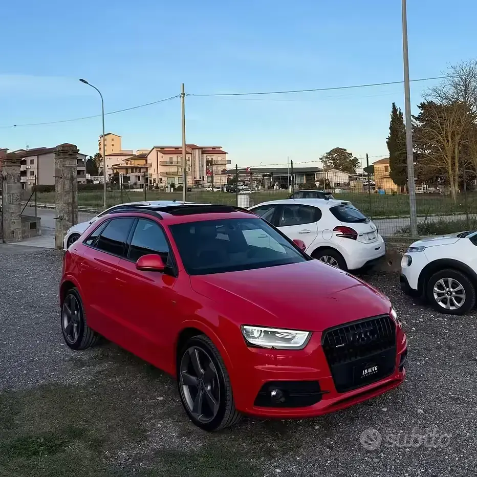 Usata Audi Q3 S-Line 177 CV (130 kW) 2014 Rosso SUV