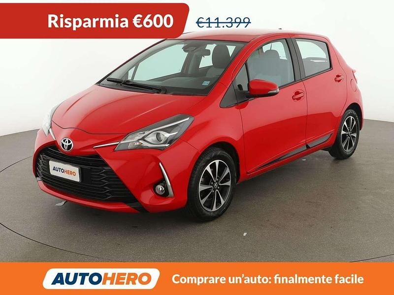 Usata Toyota Yaris Active 70 CV (51 kW) 2018 Rosso Utilitaria