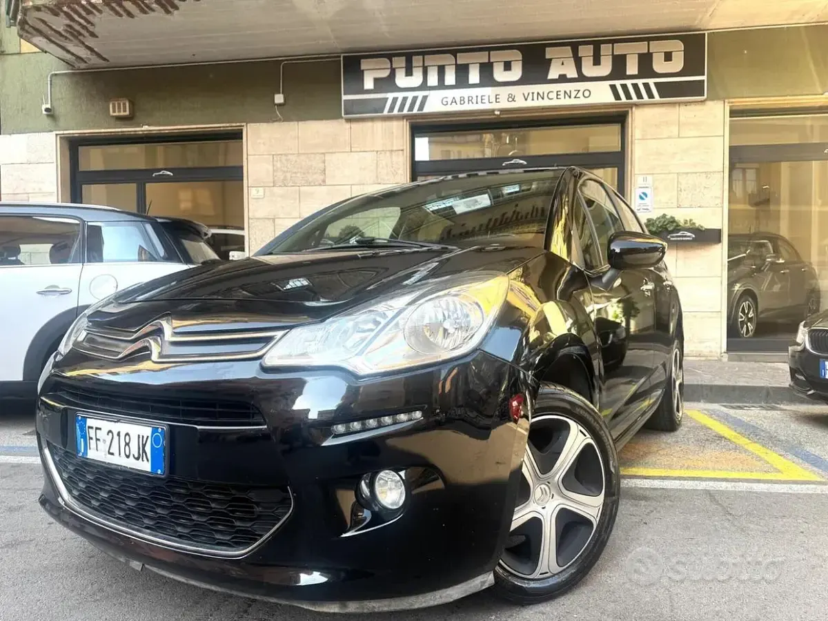 Usata Citroën C3 Live 75 CV (55 kW) 2017 Nero Berlina