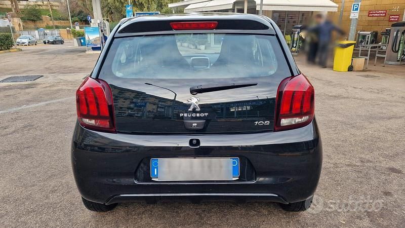 Usata Peugeot 108 Active 69 CV (50 kW) 2016 Nero Utilitaria