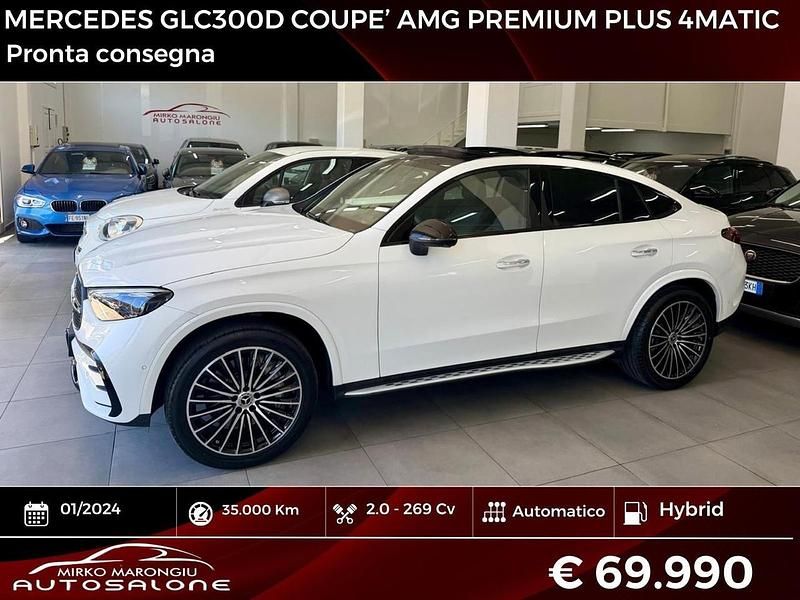 Usata Mercedes GLC300 AMG Line Premium Plus 269 CV (197 kW) 2024 Bianco Coupé