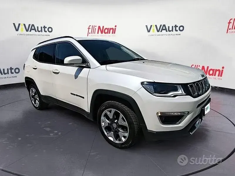Usata Jeep Compass Limited 140 CV (102 kW) 2018 Bianco SUV