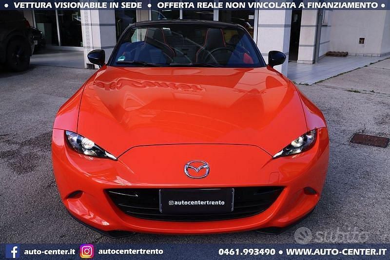 Usata Mazda MX5 184 CV (135 kW) 2019 Arancione Cabrio