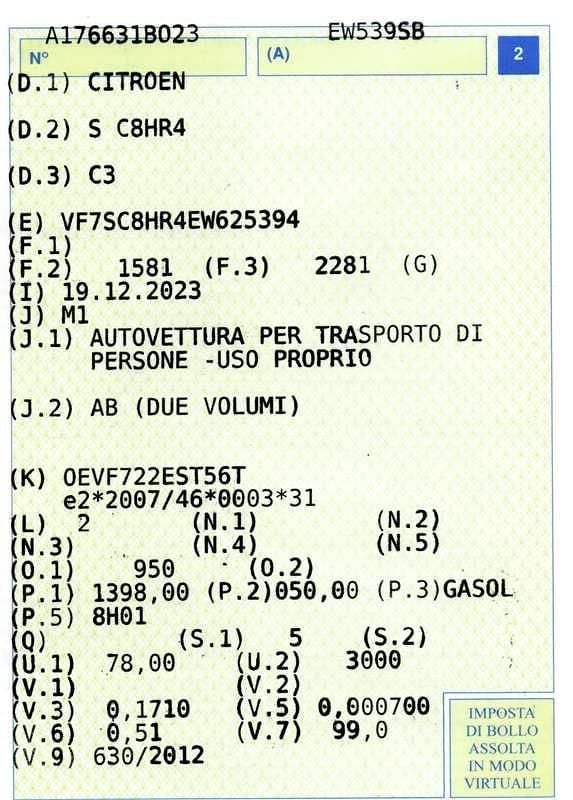 Usata Citroën C3 Seduction 68 CV (50 kW) 2014 Rosso Berlina