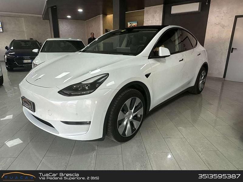 Bianco Usata 2021 Tesla Model Y Long Range AWD SUV | 30.500 € (Super prezzo) - Immagine 1/4