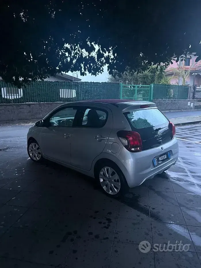Usata Peugeot 108 Allure 69 CV (50 kW) 2015 Grigio Berlina