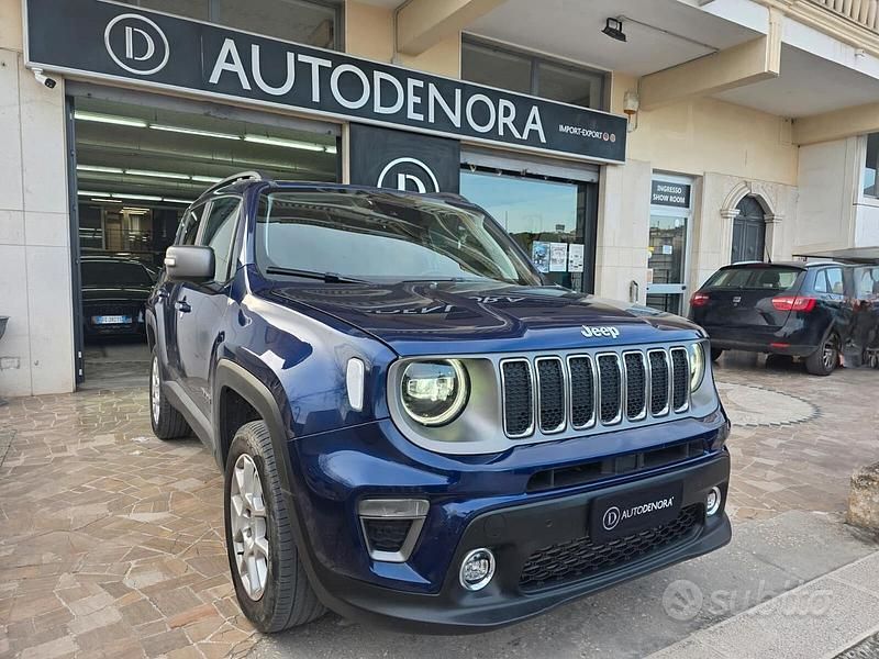 Usata Jeep Renegade Limited 140 CV (102 kW) 2020 Blu SUV