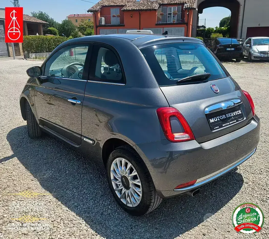 Usata Fiat 500 Lounge 69 CV (50 kW) 2017 Grigio Berlina