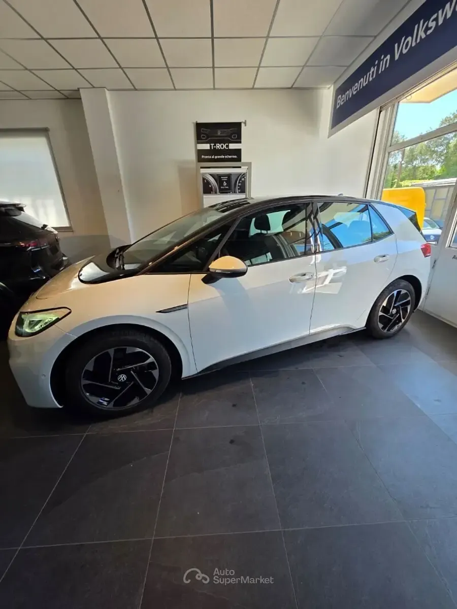 Usata VW ID.3 Pure 110 kW (150 CV) 2022 Bianco Utilitaria