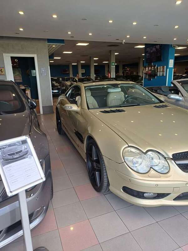 Usata Mercedes SL55 AMG AMG 500 CV (367 kW) 2005 Oro Cabrio