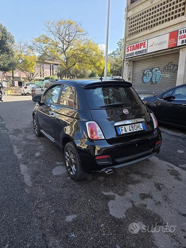 Usata Fiat 500S S 95 CV (69 kW) 2015 Nero Berlina