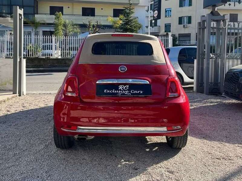 Usata Fiat 500C Lounge 69 CV (50 kW) 2019 Rosso Cabrio