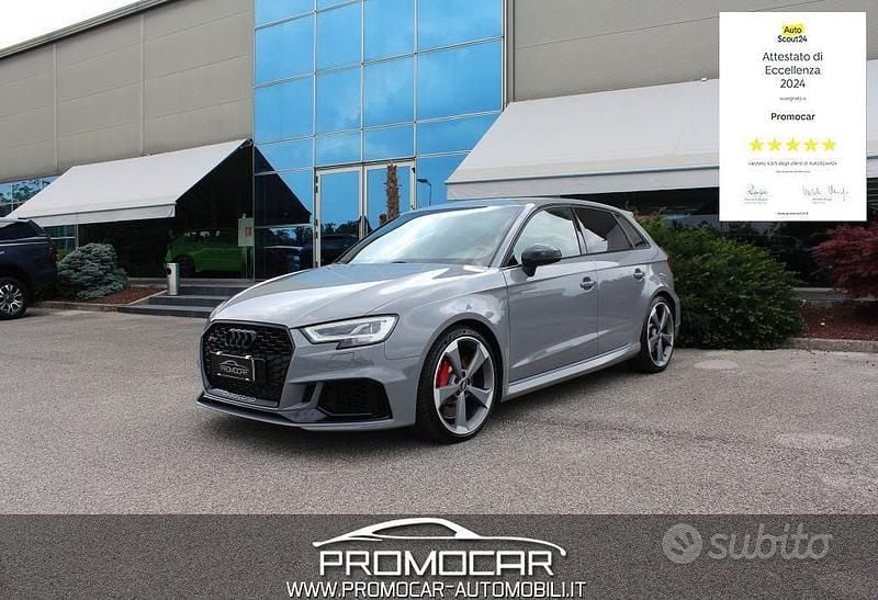 Grigio nardo Usata 2019 Audi RS3 Tre volumi | 34.500 € (Buon prezzo) - Immagine 1/4