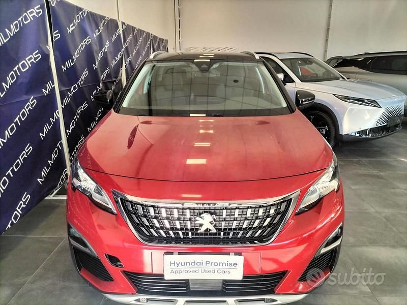 Usata Peugeot 3008 Active 130 CV (95 kW) 2019 Rosso SUV