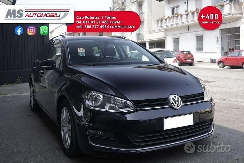 Usata VW Golf VII Highline 150 CV (110 kW) 2015 Nero Station wagon