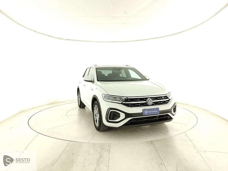 Bianco Usata 2022 VW T-Roc R-line SUV | 25.900 € (Cara) - Immagine 1/4