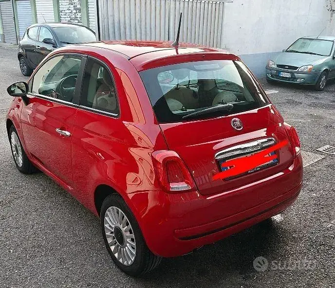 Usata Fiat 500 69 CV (50 kW) 2013 Rosso Berlina