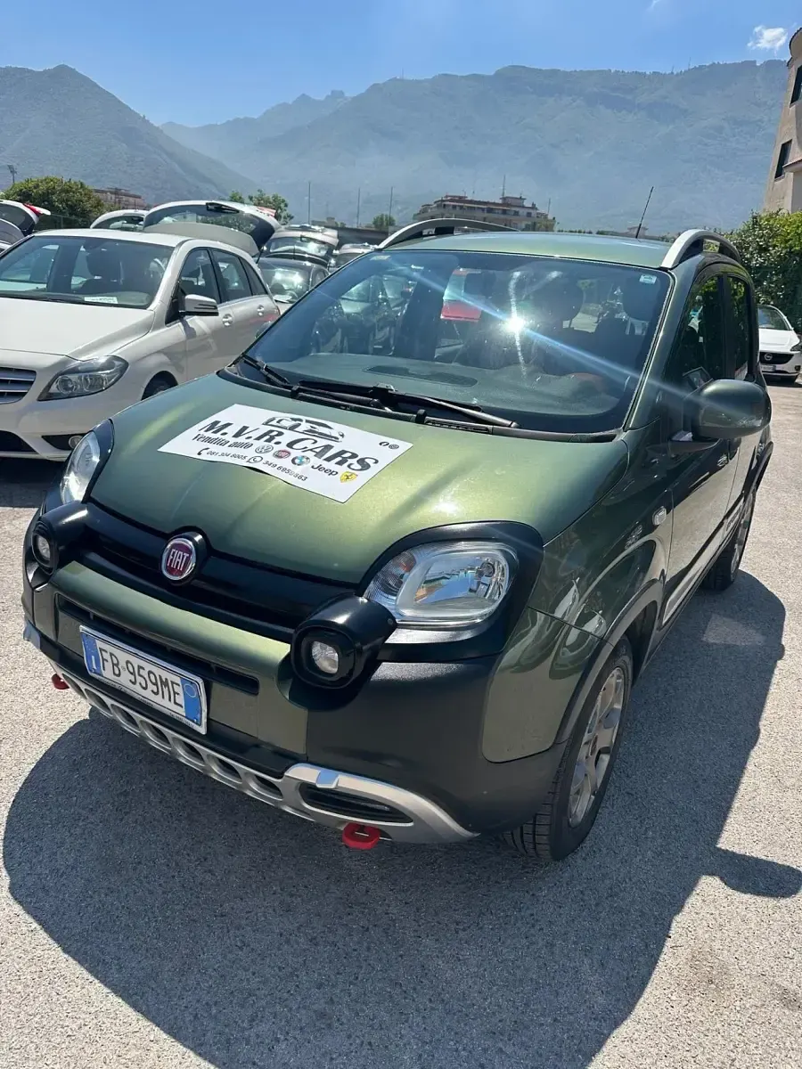 Usata Fiat Panda Cross Cross 95 CV (69 kW) 2016 Verde Utilitaria