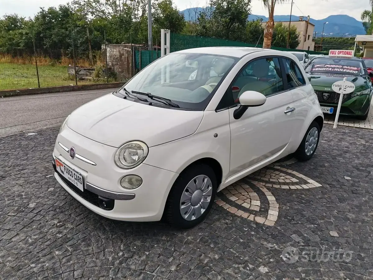 Usata Fiat 500 Pop 69 CV (50 kW) 2009 Bianco Cabrio
