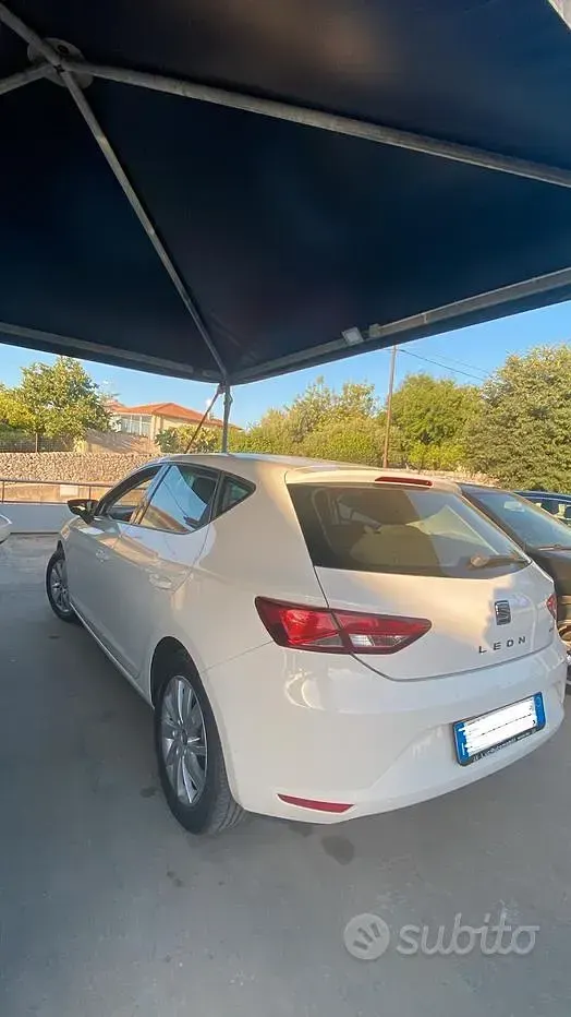 Usata Seat Leon ST Reference 90 CV (66 kW) 2015 Bianco Station wagon