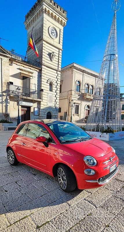 Usata Fiat 500 Lounge 69 CV (50 kW) 2016 Rosso Utilitaria