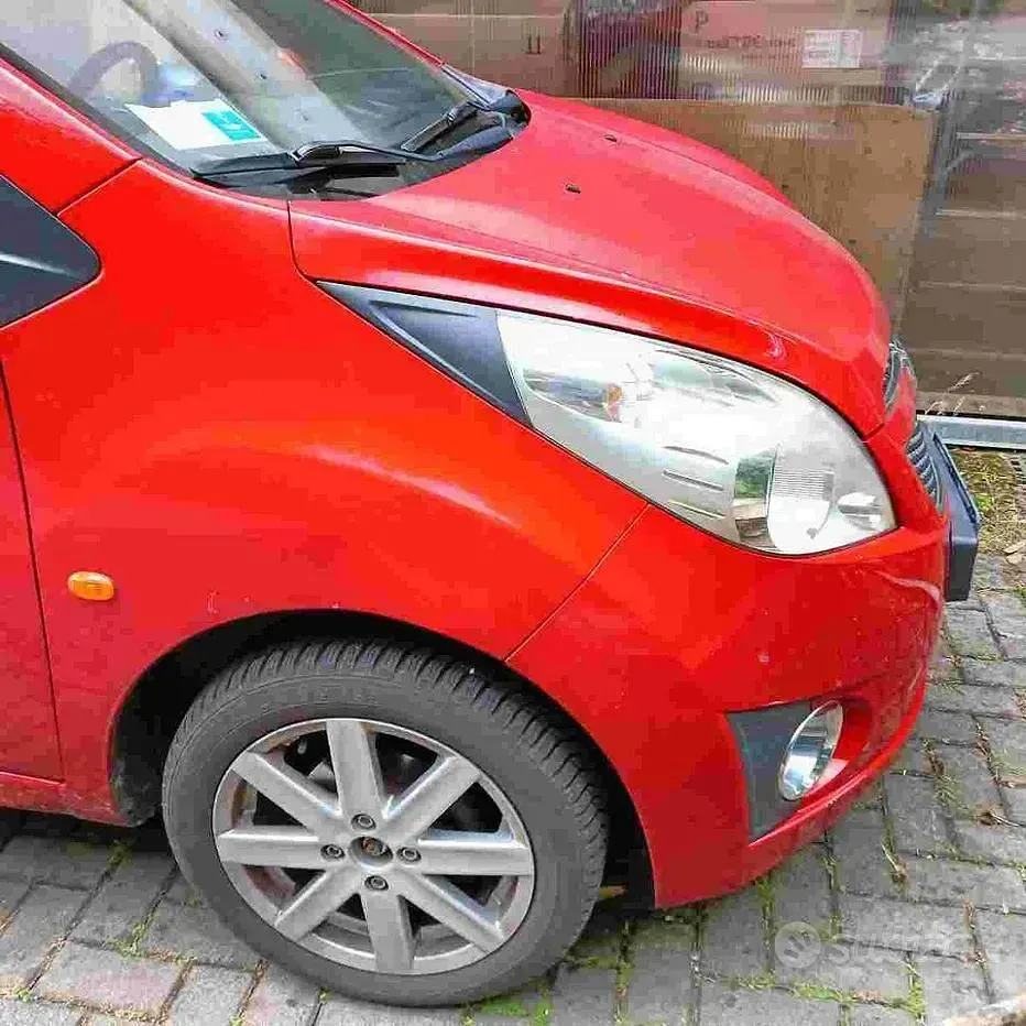 Usata Chevrolet Spark 2010 Rosso Utilitaria
