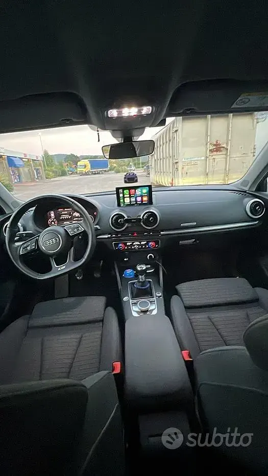 Usata Audi A3 Comfort 150 CV (110 kW) 2017 Grigio Berlina