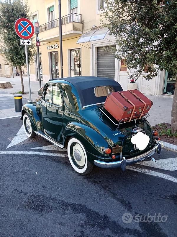 Usata Fiat Topolino 1950 Verde Utilitaria