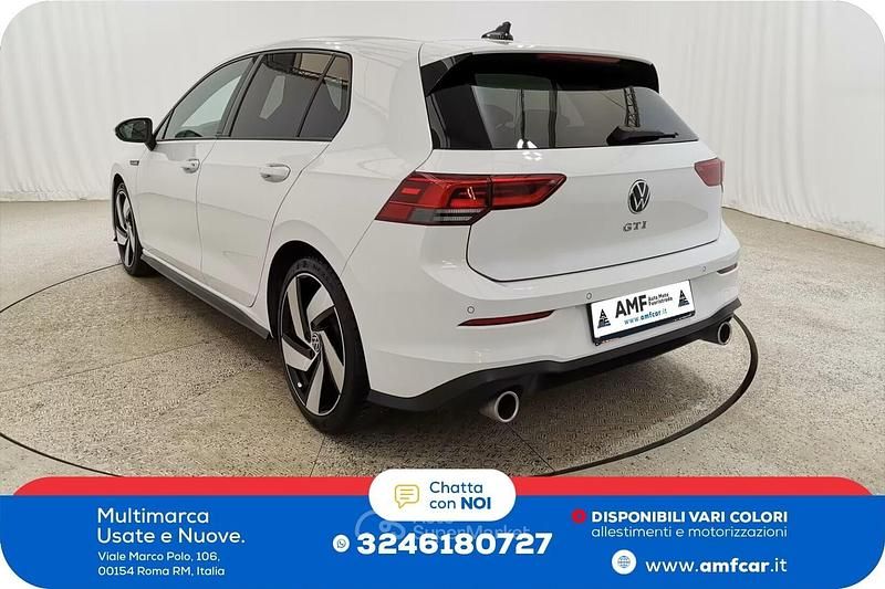 Usata VW Golf VIII GTI 245 CV (180 kW) 2021 Bianco Berlina