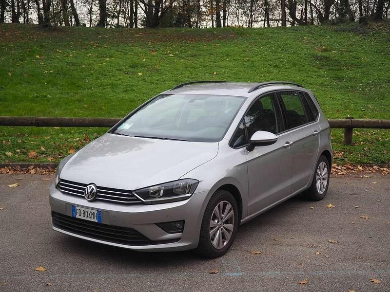 Argento Usata 2016 VW Golf Sportsvan Comfortline Monovolume | 16.000 € (Cara) - Immagine 1/4