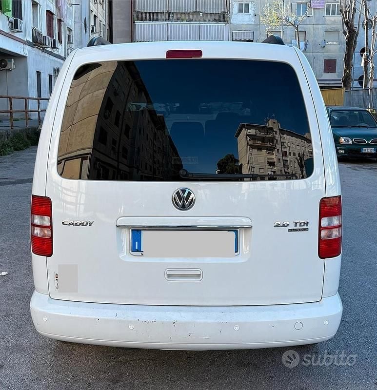 Usata VW Caddy 140 CV (102 kW) 2013 Bianco Monovolume