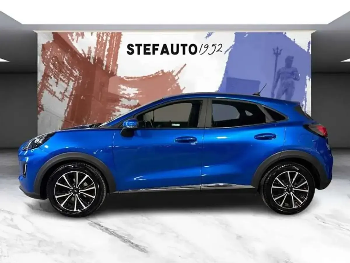Usata Ford Puma Titanium S 125 CV (91 kW) 2020 Blu elettrico SUV