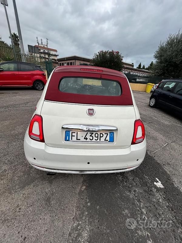 Begagnad Fiat 500C 69 HK (50 kW) 2013 Vit Cab