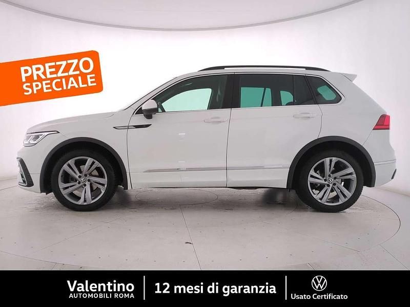 Usata VW Tiguan R-line 150 CV (110 kW) 2023 Bianco SUV