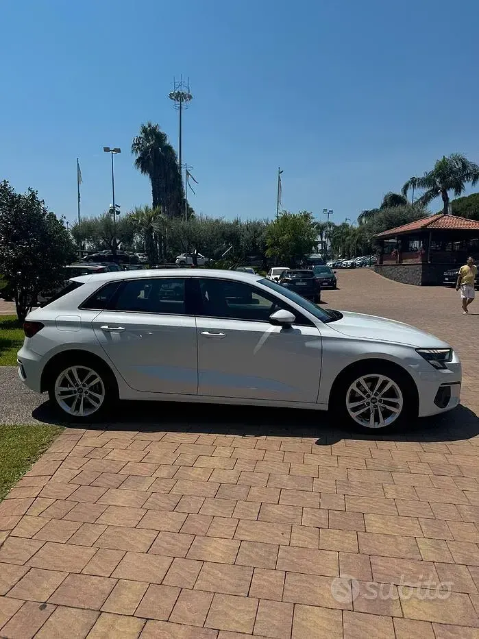 Usata Audi A3 S-Line 150 CV (110 kW) 2022 Bianco Berlina