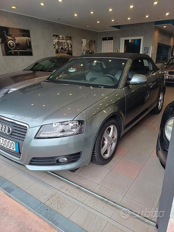 Usata Audi A3 Cabriolet Ambition 160 CV (117 kW) 2009 Grigio Cabrio
