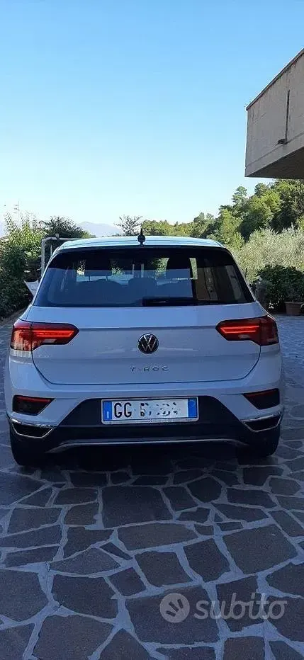 Usata VW T-Roc Style 110 CV (80 kW) 2021 Bianco SUV